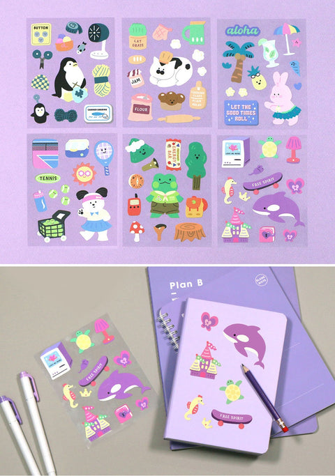 GGU GGU Sticker Pack ver.6 | 6sheets