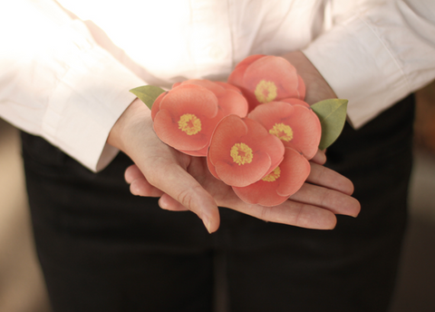 Camellia Sticky Notes S [2colors]