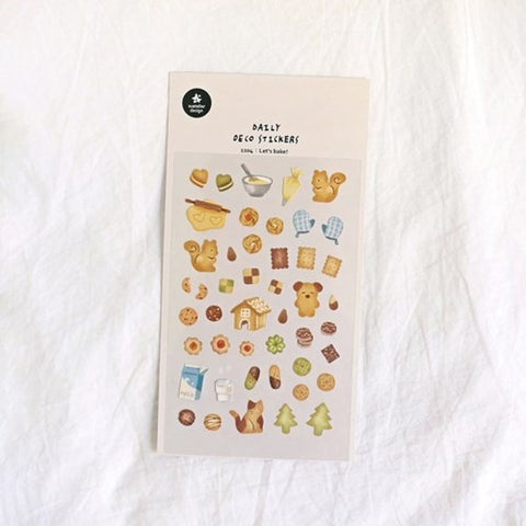 Planner Stickers [1204 Let's bake!]