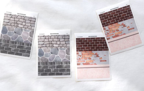 Brick Fence Sticker Set | 10sheets