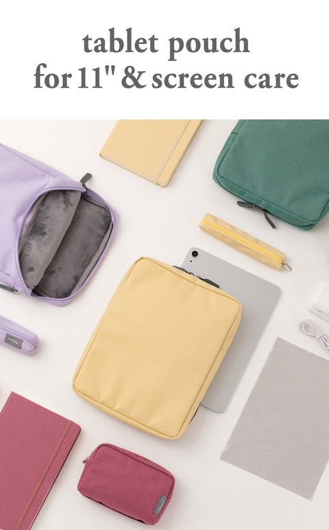 11" Tablet Pouch & Screen Care [5colors]