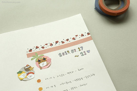 Slim Masking Tape 2p [Ladybird]