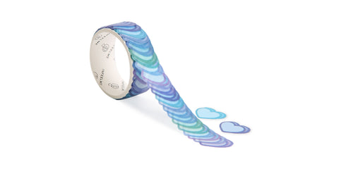 Sapphire Heart Masking Tape