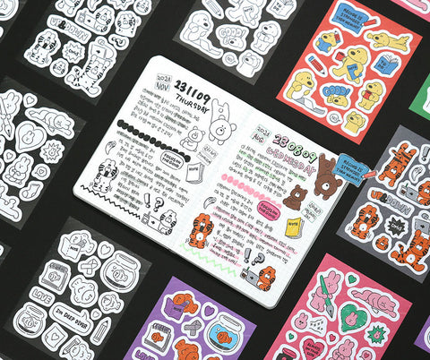 Everyday Drawing Sticker Pack | 6sheets