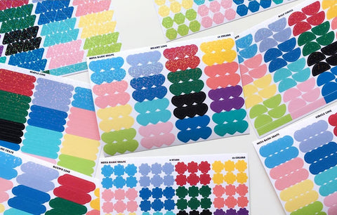 Shapes Seal Stickers [8types]