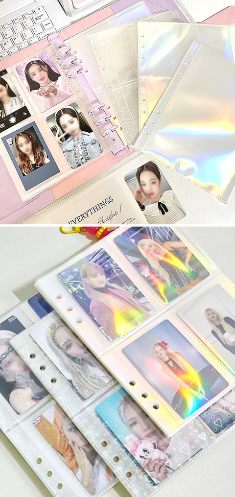 A5 Photo Card Pocket Refill File Inserts [3types] | double-sided