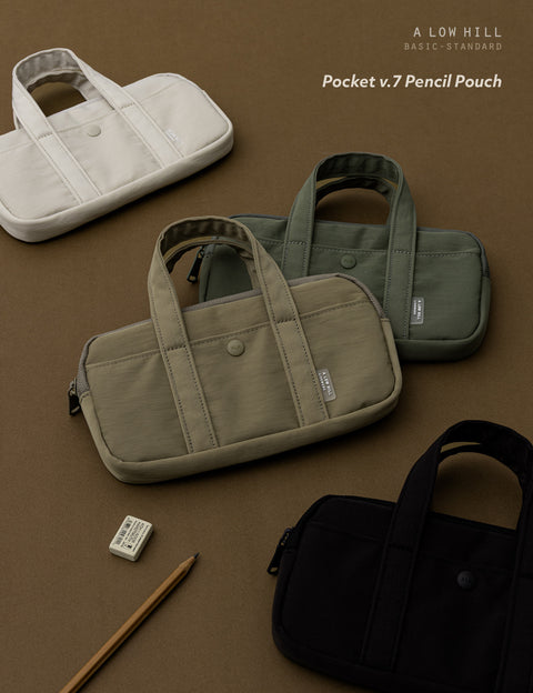 Pocket v.7 Pencil Pouch [4colors]