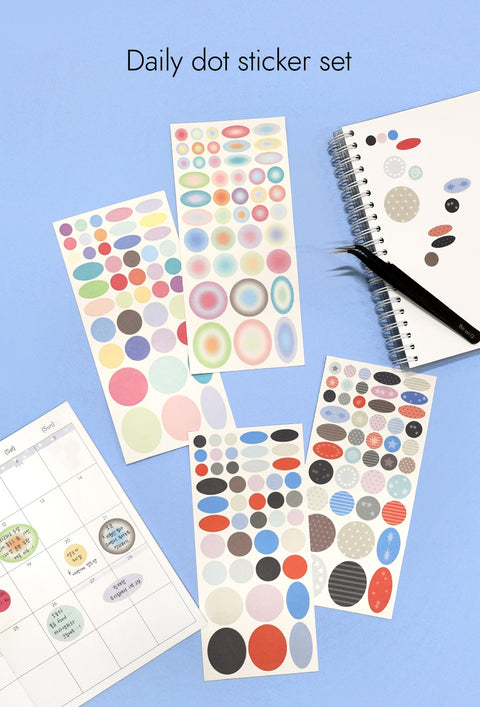 Daily Dot Sticker Pack [2types]
