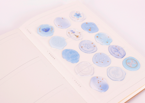 Sealing Wax Sticker [Milky Blue]