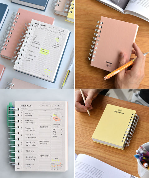 NEW Press Checkbook [12types] | Daily, Weekly, Monthly Planner