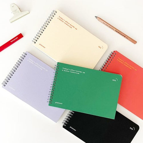 Build Up 365days Daily Planner [5colors] | Daily Time Scheduler