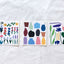 Flowering Plant Sticker Set | un cut lines stickers | 15sheets