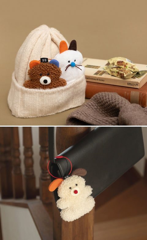 Brunch Brother Fluffy Key Ring [4types]