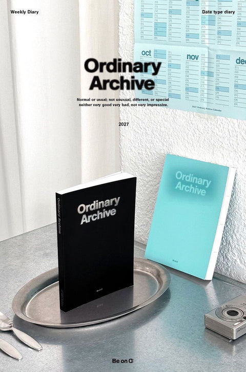 2027 Ordinary Archive Weekly Planner [5colors]