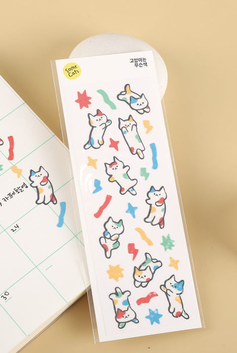 Planner Sticker [What Color is the Cat?]