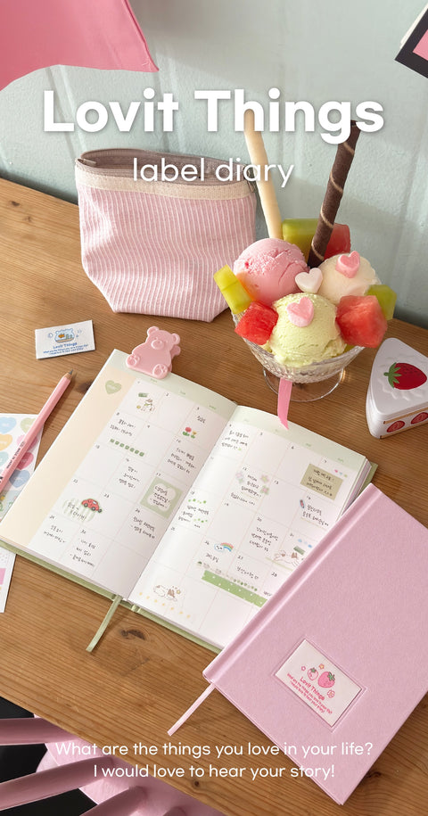 Lovit Things Label Weekly Diary [3colors] | Weekly Planner
