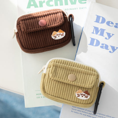 Brunch Brother Mogry Corduroy AirPods Pouch [6colors]
