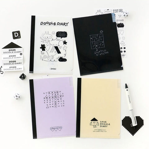 2026 Doodle Weekly Planner [4types]