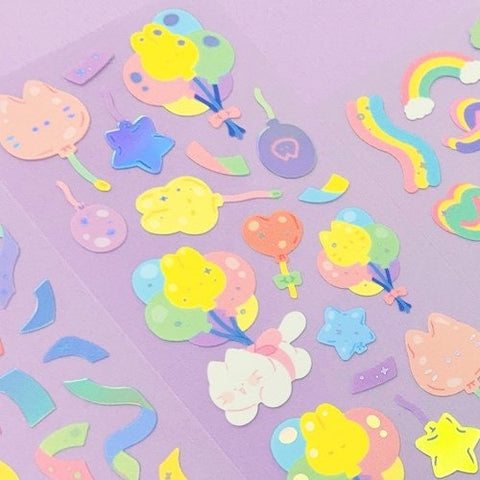 Twinkle Deco Sticker [Balloons]