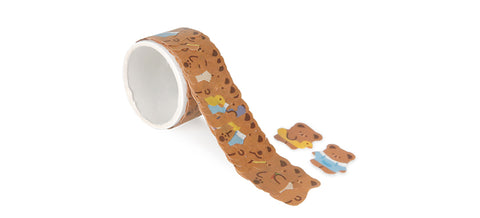 Bear Outing Masking Tape