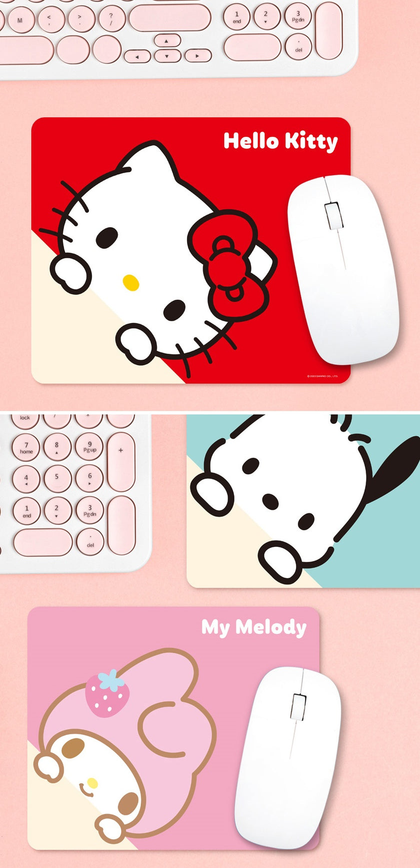 Sanrio Character Mouse Pad [12types] | Hello Kitty | Kuromi | Pochacco ...