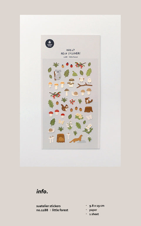 Planner Stickers [1188 little forest]