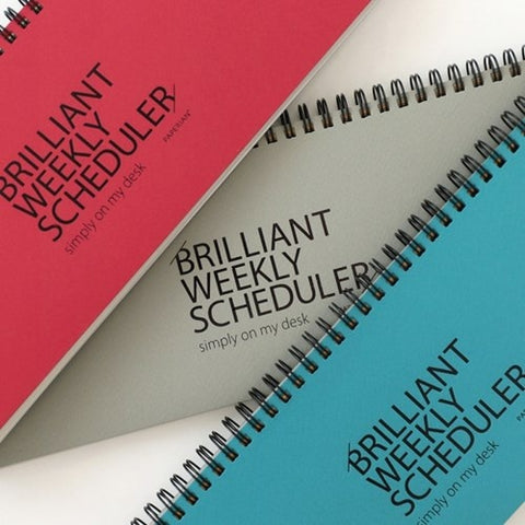 Brilliant Weekly Scheduler [3colors] | Weekly Planner