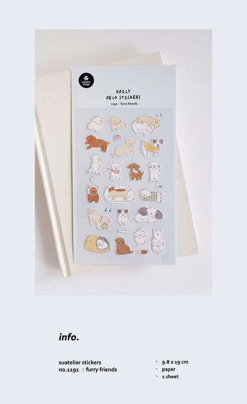 Planner Stickers [1191 furry friends]