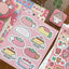 YOON GOO Strawberry Stickers [4types] | Planner Deco Sticker