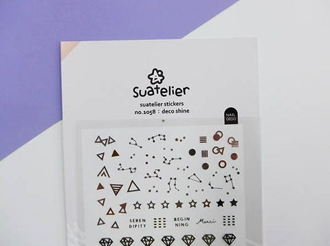 Planner Stickers [1058 deco shine] | nail sticker
