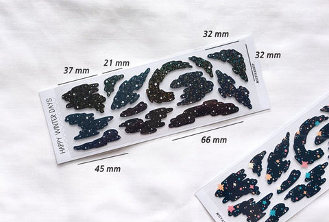 Starry Night Seal Sticker [2types] | Deco Sticker