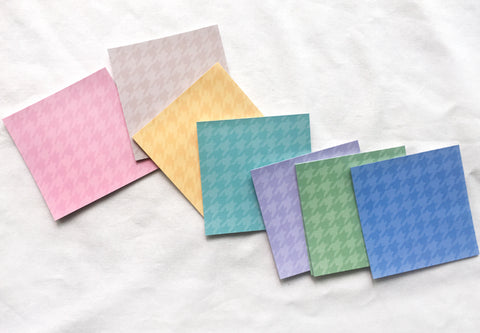 Patterned Memo Pad Set of 25