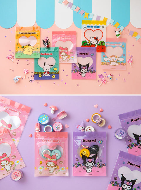 Sanrio Zipper Bag Pouch | 10 sheets