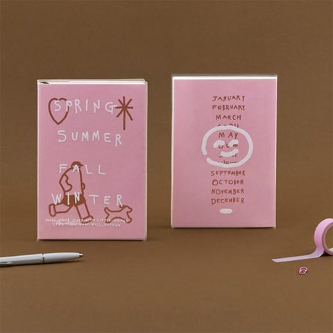 Little Things All Season Drawing Daily Diary ver.3 [3colors]