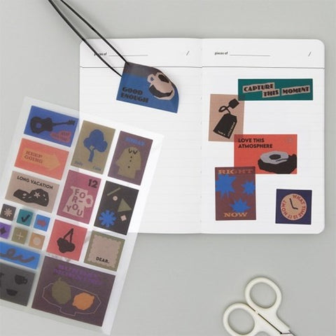 LIFE&PIECES Square Sticker Set | 6sheets