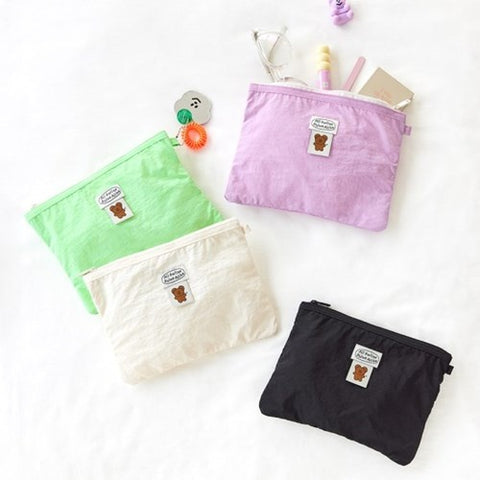 momossi All Smile Square Pouch [4colors] | Daily Pouch