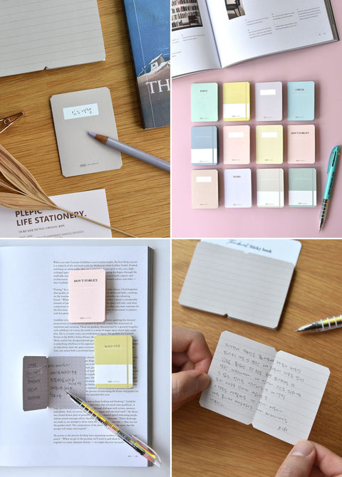 Thumbnail Sticky Memo Book [12types] | Foldable Sticky Notes