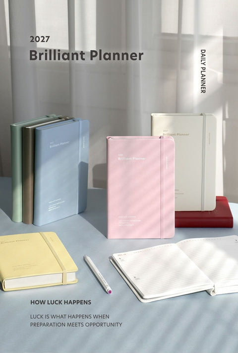 2027 Brilliant Daily Planner [7colors] | Daily Diary