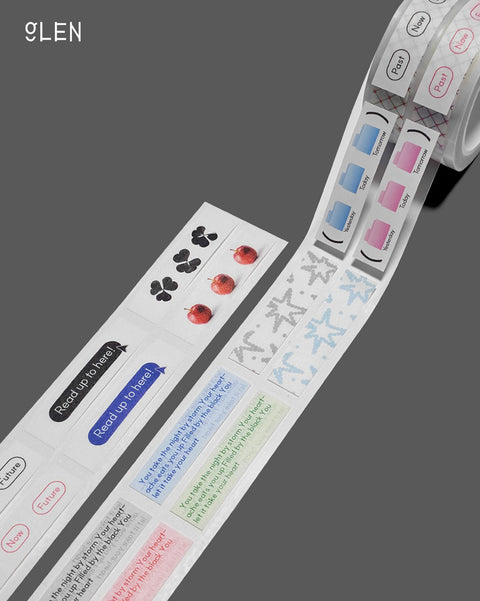 GLEN Scrap Pieces Kiss Cut Tape | Sticker