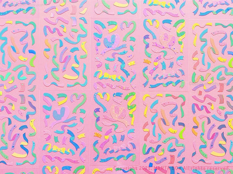 Twinkle Deco Sticker [Ribbon Confetti]