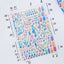 Deco Seal Sticker [Pastel Curved Arrow]