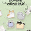 Doodle Cat Memo Pad [4types] | Kitty Notepad