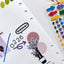 Deco Seal Sticker [Colorful Curved Arrow]