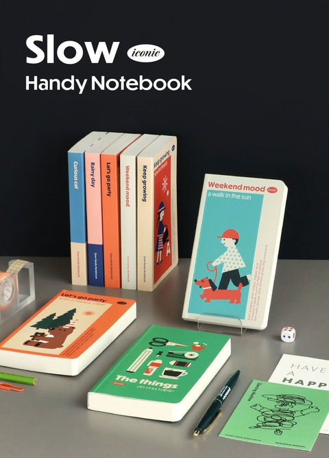 Slow Handy Line Notebook [6types]