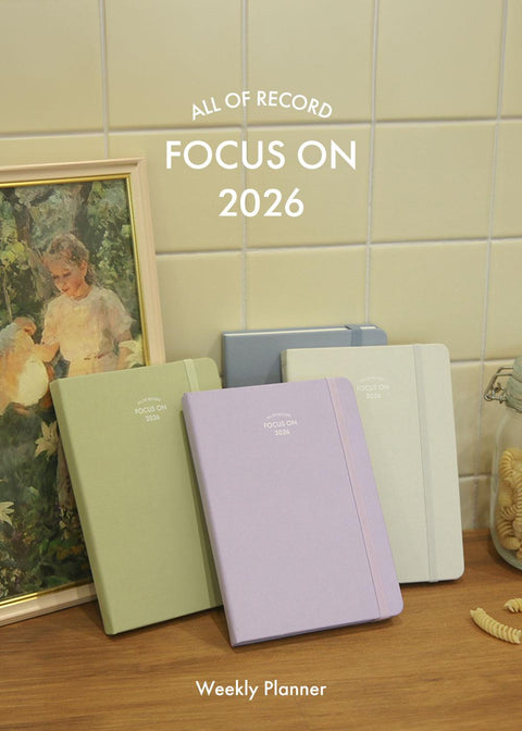 2026 Focus On Weekly Planner B6 [4colors] | Weekly Diary