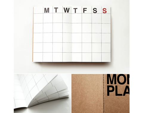 Kraft Monthly Planner [mini, small, medium, large]