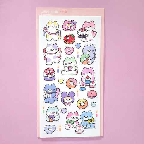 Sweets Seal Sticker | Kitty