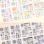 This & That Check Pattern Sticker Pack [2colors] | 8sheets