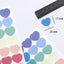 Pastel Mixed Heart Sticker | Planner Deco Sticker