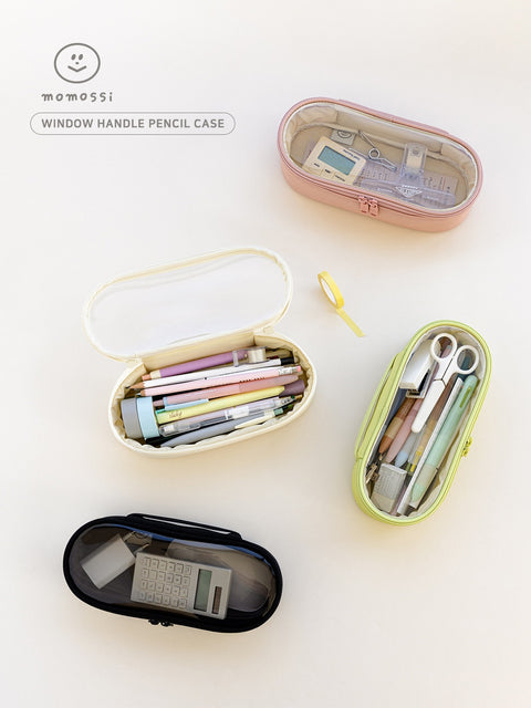 Momossi Window Handle Pencil Pouch [3colors] | Pen Case